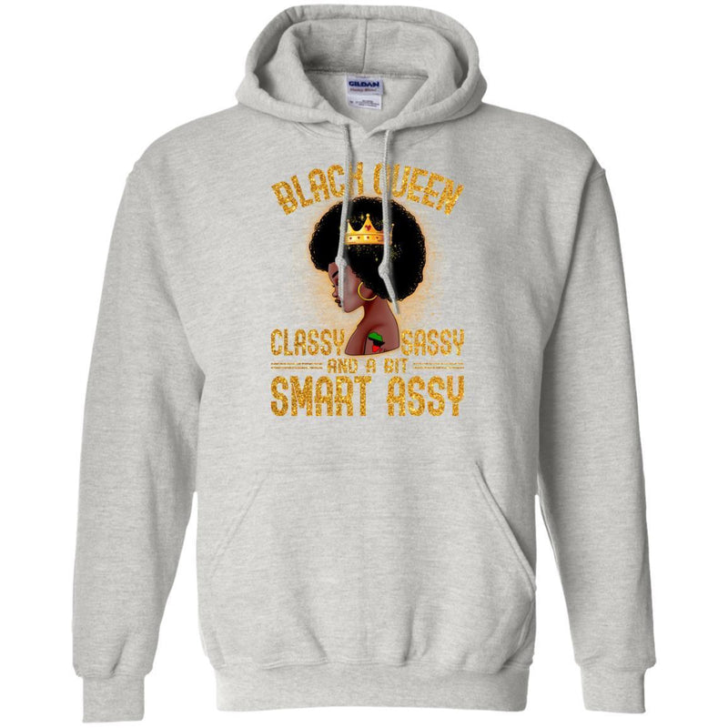 Black Queen Classy Sassy and A Bit Smart Assy Funny T-shirt For Melanin Queen CustomCat