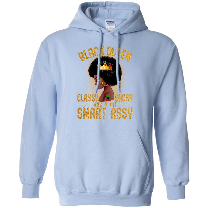 Black Queen Classy Sassy and A Bit Smart Assy Funny T-shirt For Melanin Queen CustomCat