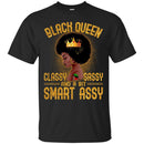 Black Queen Classy Sassy And A Bit Smart Assy Funny T-shirts CustomCat