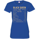 Black Queen Facts Funny T-shirts CustomCat