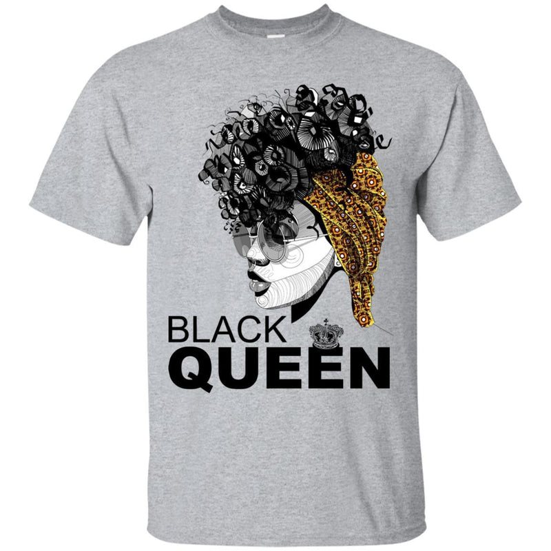 Black Queen Melanin Girl T-shirts CustomCat