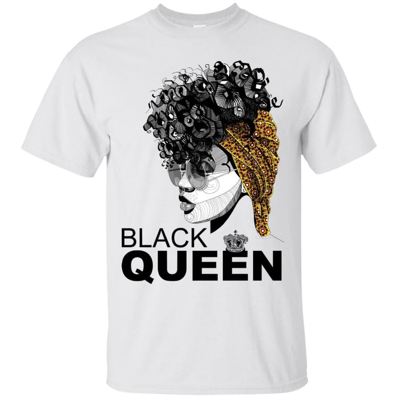 Black Queen Melanin Girl T-shirts CustomCat