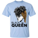 Black Queen Melanin Girl T-shirts CustomCat