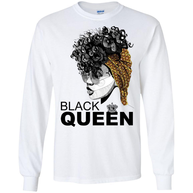 Black Queen Melanin Girl T-shirts CustomCat