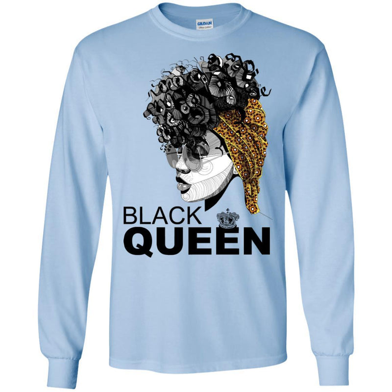 Black Queen Melanin Girl T-shirts CustomCat