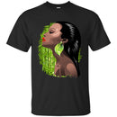 Black Queen Melanin Girls T-shirts CustomCat