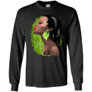 Black Queen Melanin Girls T-shirts CustomCat