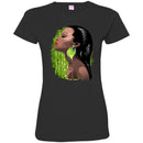 Black Queen Melanin Girls T-shirts CustomCat