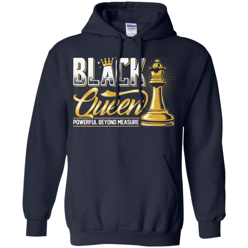 Black Queen Powerful Beyond Measure Funny T-shirts for Black Girls Magic CustomCat