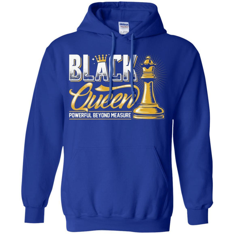 Black Queen Powerful Beyond Measure Funny T-shirts for Black Girls Magic CustomCat