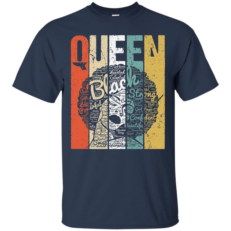 Black Queen T-shirts for Melanin Popping Girls CustomCat