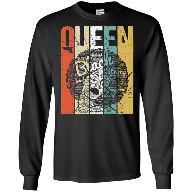 Black Queen T-shirts for Melanin Popping Girls CustomCat