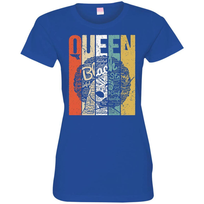 Black Queen T-shirts for Melanin Popping Girls CustomCat