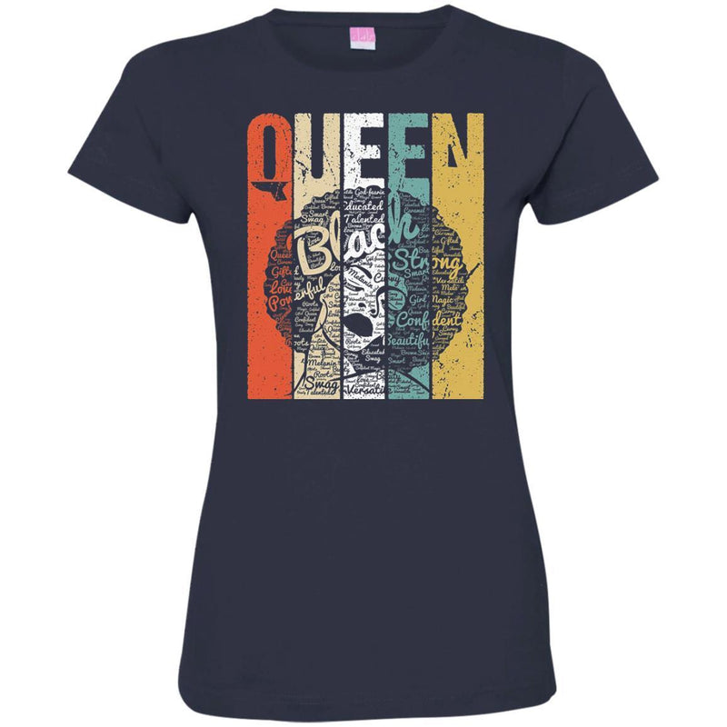 Black Queen T-shirts for Melanin Popping Girls CustomCat