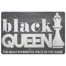 Black Queen The Most Powerful Piece In The Game Doormat HQ
