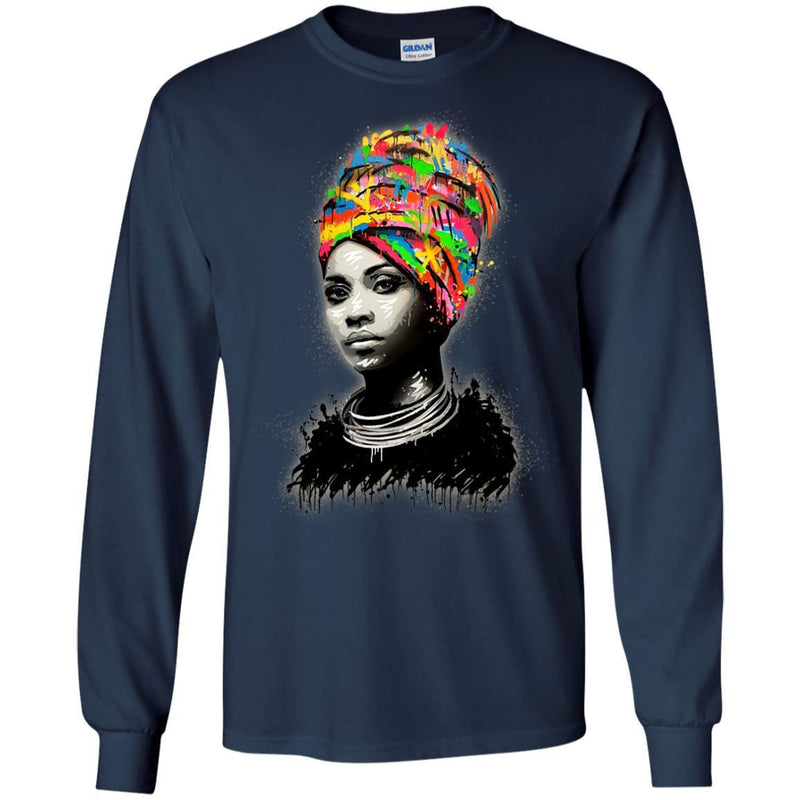 Black Queens Melanin Girls T-shirts CustomCat