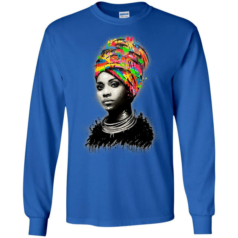 Black Queens Melanin Girls T-shirts CustomCat