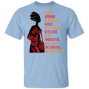 Black Woman Beautiful Magic Intelligent Resilient Love Innovative T-shirts CustomCat