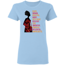 Black Woman Beautiful Magic Intelligent Resilient Love Innovative T-shirts CustomCat