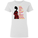 Black Woman Beautiful Magic Intelligent Resilient Love Innovative T-shirts CustomCat