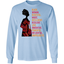 Black Woman Beautiful Magic Intelligent Resilient Love Innovative T-shirts CustomCat