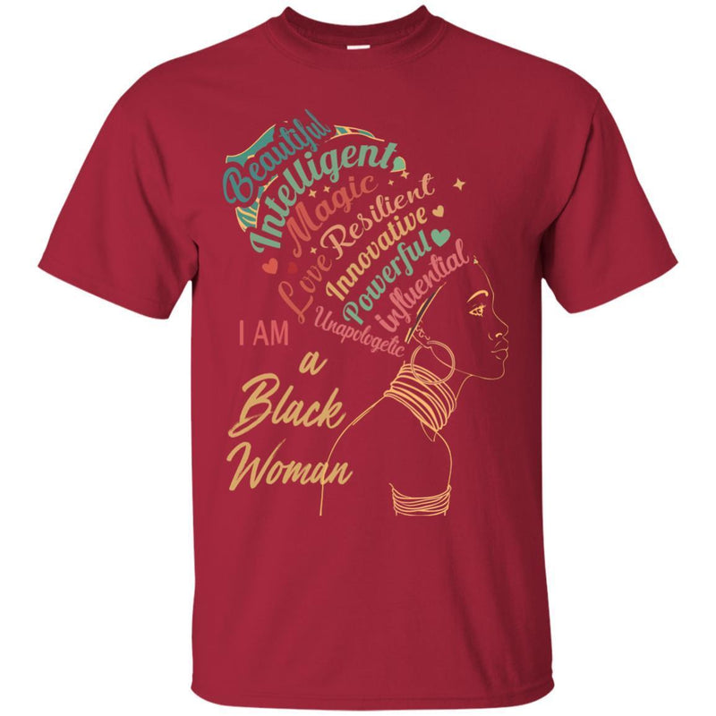 Black Woman T-shirts CustomCat