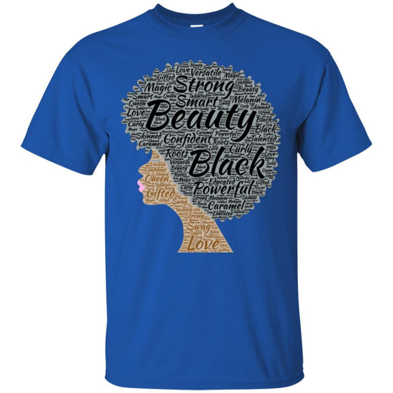 Black Women Strong Smart Beauty Confident Black History Month T-Shirt for Women African Pride Shirts CustomCat