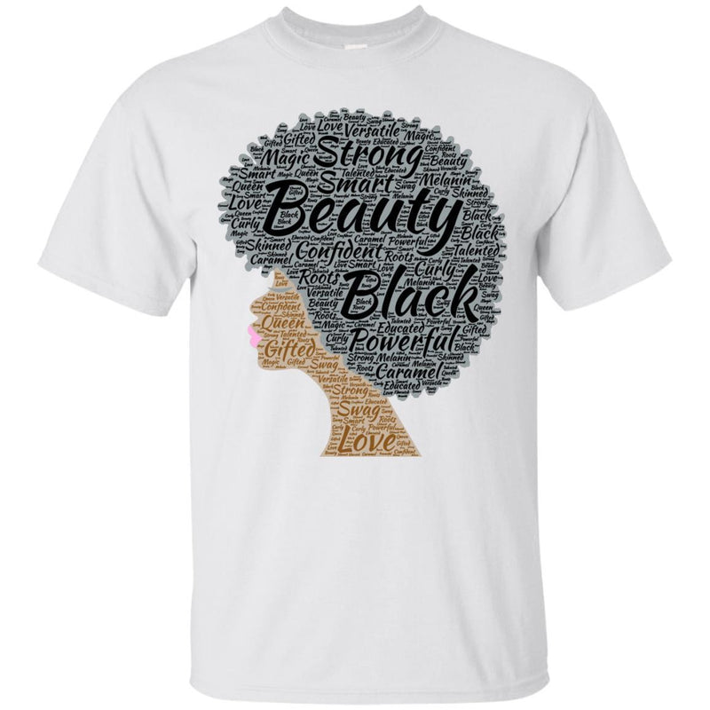 Black Women Strong Smart Beauty Confident Black History Month T-Shirt for Women African Pride Shirts CustomCat