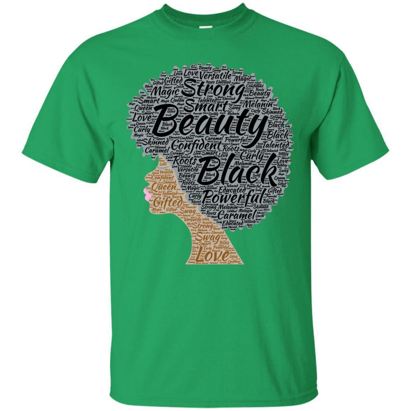 Black Women Strong Smart Beauty Confident Black History Month T-Shirt for Women African Pride Shirts CustomCat