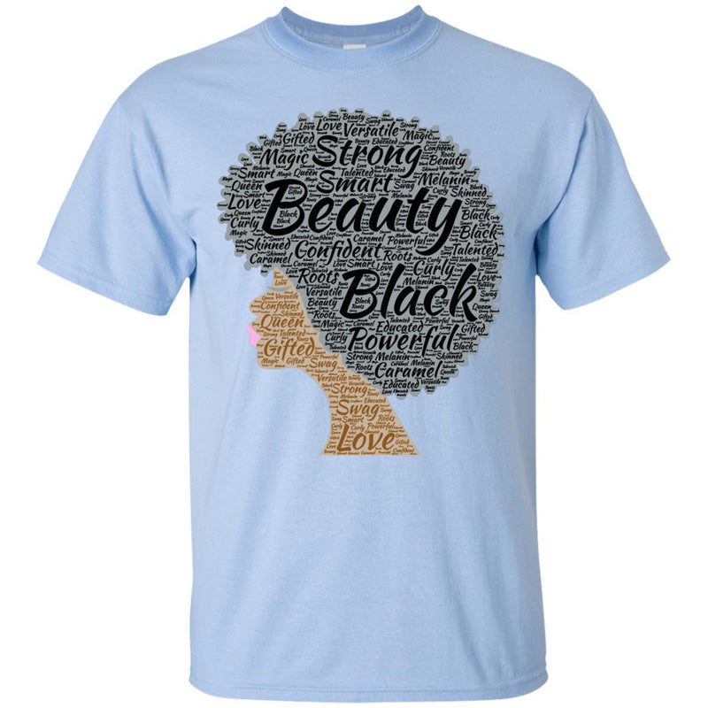 Black Women Strong Smart Beauty Confident Black History Month T-Shirt for Women African Pride Shirts CustomCat