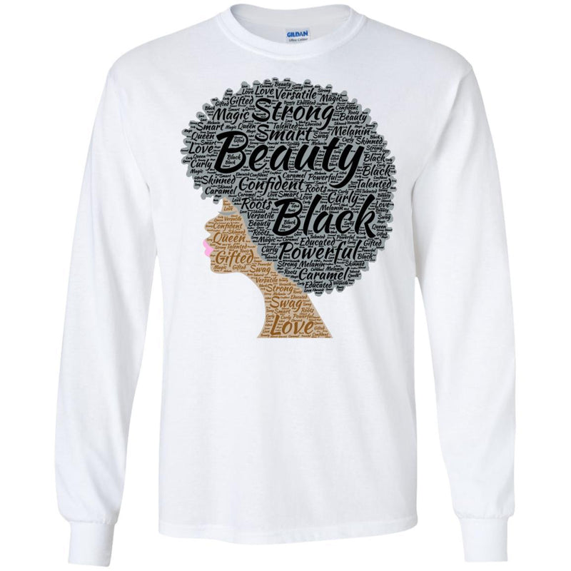 Black Women Strong Smart Beauty Confident Black History Month T-Shirt for Women African Pride Shirts CustomCat