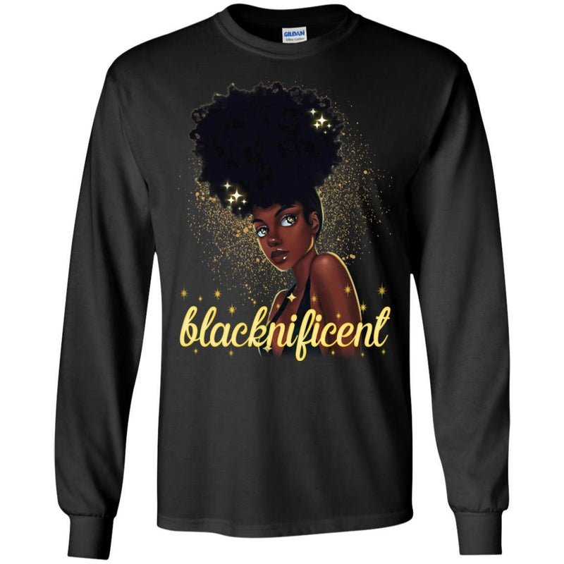 Blacknificent T-shirt for Melanin Queens CustomCat