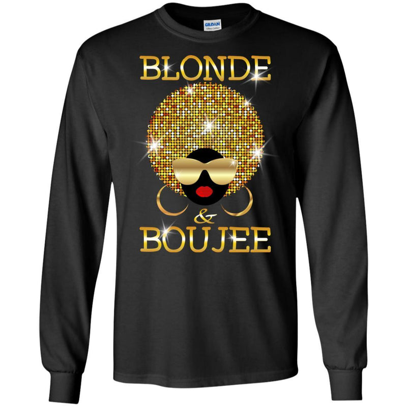 Blonde And Boujee Funny T-shirt CustomCat