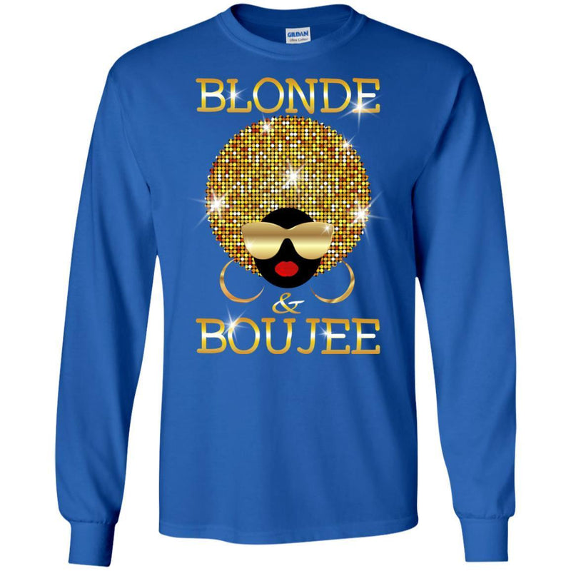 Blonde And Boujee Funny T-shirt CustomCat