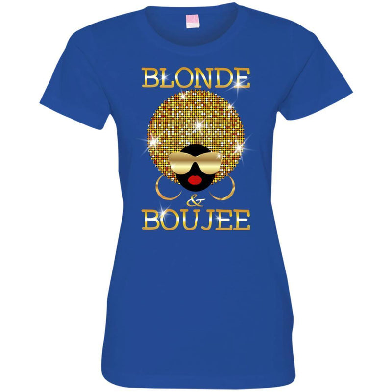 Blonde And Boujee Funny T-shirt CustomCat