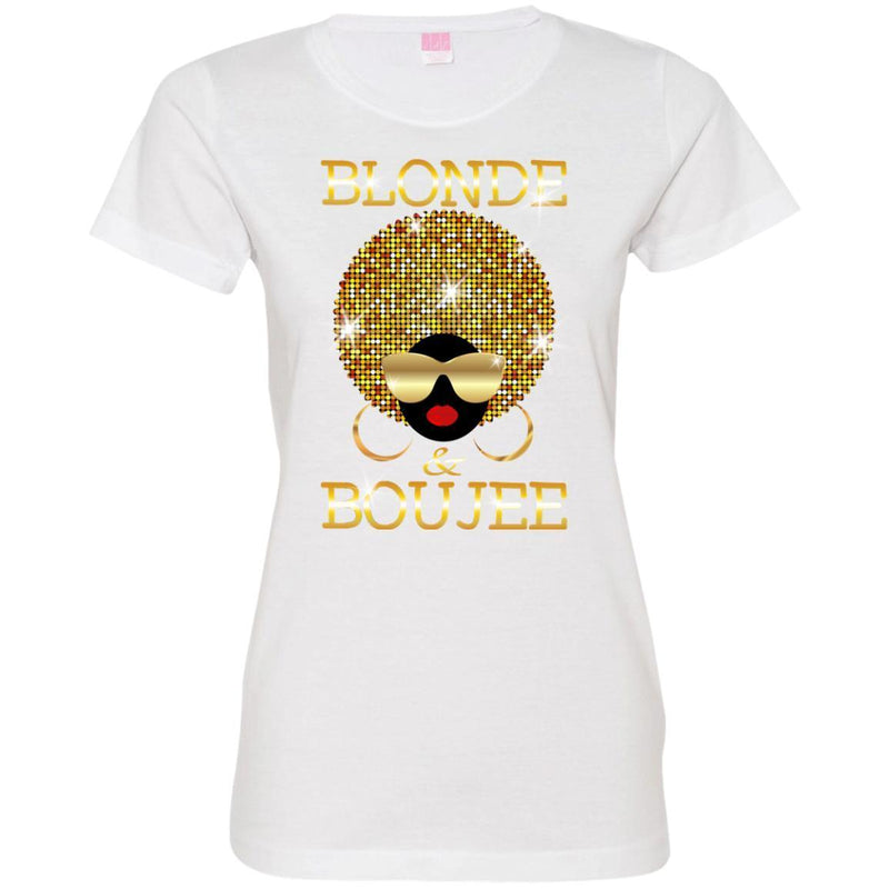 Blonde Boujee T-shirts CustomCat