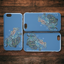 Blue Mermaid And Starfish Mermaid iPhone Case teelaunch