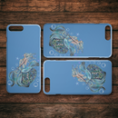 Blue Mermaid And Starfish Mermaid iPhone Case teelaunch