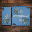 Blue Mermaid And Starfish Mermaid iPhone Case teelaunch