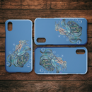Blue Mermaid And Starfish Mermaid iPhone Case teelaunch