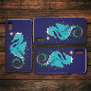 Blue Seahorses Under Sea iPhone Case teelaunch