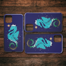 Blue Seahorses Under Sea iPhone Case teelaunch