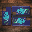 Blue Seahorses Under Sea iPhone Case teelaunch