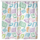 Books Shower Curtains Bathroom Decor