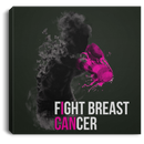 Breast Cancer Awareness Canvas - Fight Breast Cancer Canvas Wall Art Decor