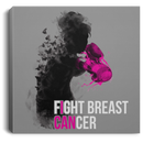 Breast Cancer Awareness Canvas - Fight Breast Cancer Canvas Wall Art Decor