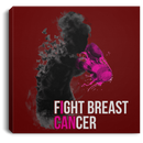 Breast Cancer Awareness Canvas - Fight Breast Cancer Canvas Wall Art Decor