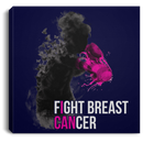 Breast Cancer Awareness Canvas - Fight Breast Cancer Canvas Wall Art Decor