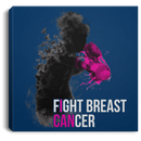 Breast Cancer Awareness Canvas - Fight Breast Cancer Canvas Wall Art Decor