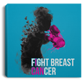 Breast Cancer Awareness Canvas - Fight Breast Cancer Canvas Wall Art Decor